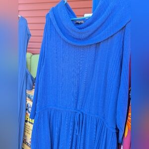 Cowl neck dress